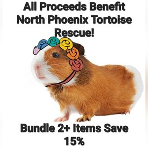 New! YOU ARE LOVED Pride One Love Rainbow Guinea Pig Accessories Bows Flowers.